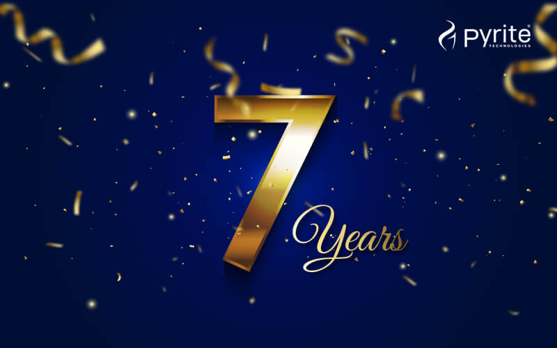 7th Anniversary Of Pyrite Technologies – Celebrating 7 Colorful